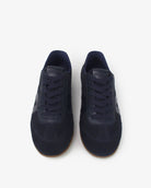 Iris Low Top Trainers - Midnight Blue Nubuck Leather