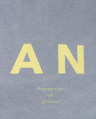 Sans Matin Tote Bag - Sky Blue Recycled Cotton & Butter Yellow Print