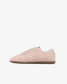 Iris Low Top Trainers - Ballet Pink Nubuck Leather