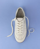 Iris Low Top Trainers - Stone Pebbled Leather