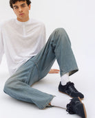 Iris Low Top Trainers - Midnight Blue Nubuck Leather