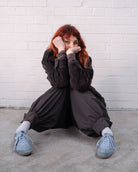 Iris Low Top Trainers - Denim Blue Suede & Leather