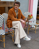 Nyx 01 Low Top Trainers - Pale Taupe Suede & Teal Green Nubuck Leather