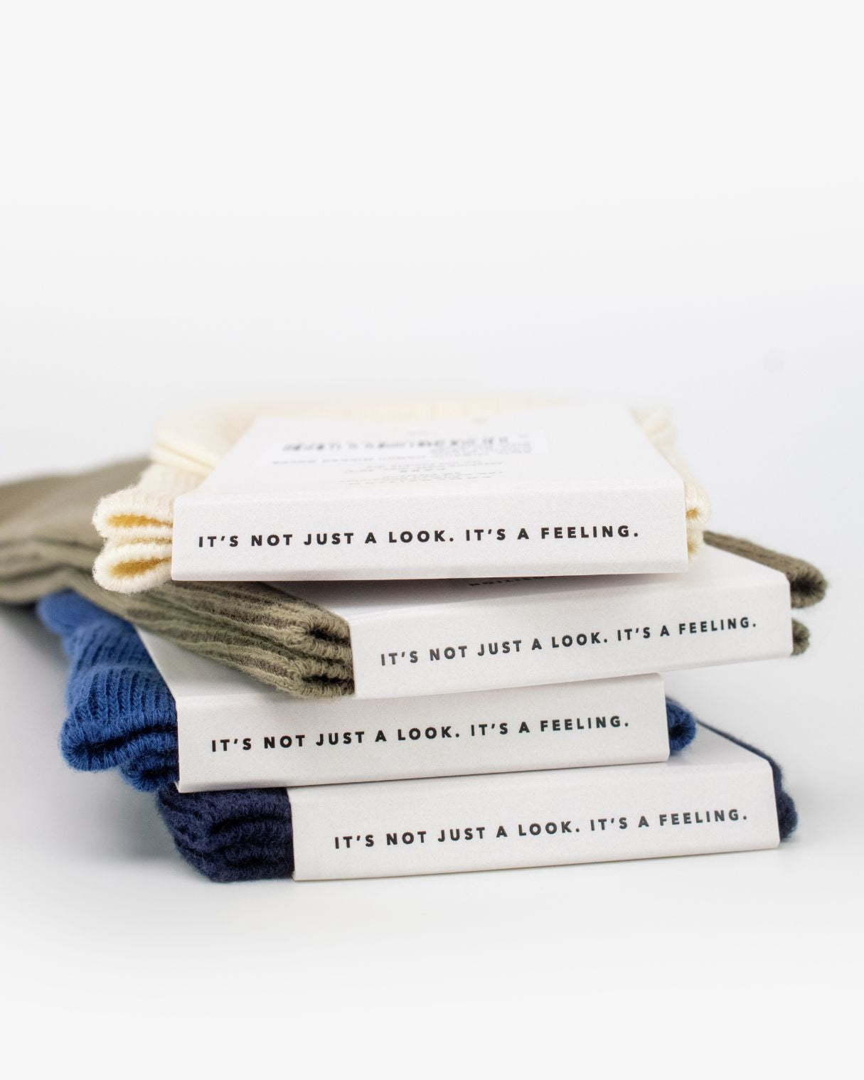 Organic Cotton Ribbed Socks - Cream
