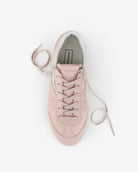 Iris Low Top Trainers - Ballet Pink Nubuck Leather