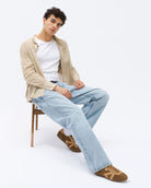Iris Low Top Trainers - Mocha Brown Suede & Leather