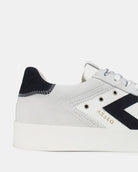 Nyx 03 Low Top Trainers - Grey Suede & Midnight Blue Nubuck Leather