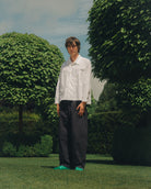 Iris Low Top Trainers - Jade Green Suede & Leather