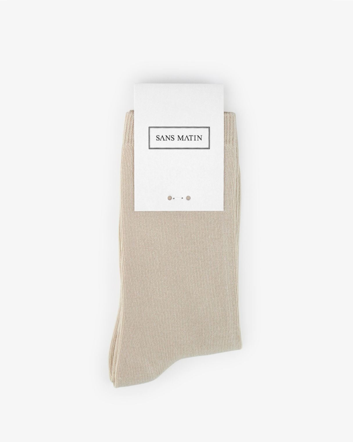 Organic Cotton Socks - Taupe