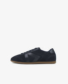 Iris Low Top Trainers - Midnight Blue Nubuck Leather