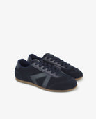 Iris Low Top Trainers - Midnight Blue Nubuck Leather