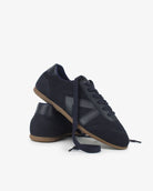 Iris Low Top Trainers - Midnight Blue Nubuck Leather