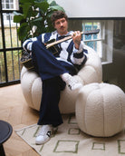 Nyx 03 Low Top Trainers - Grey Suede & Midnight Blue Nubuck Leather