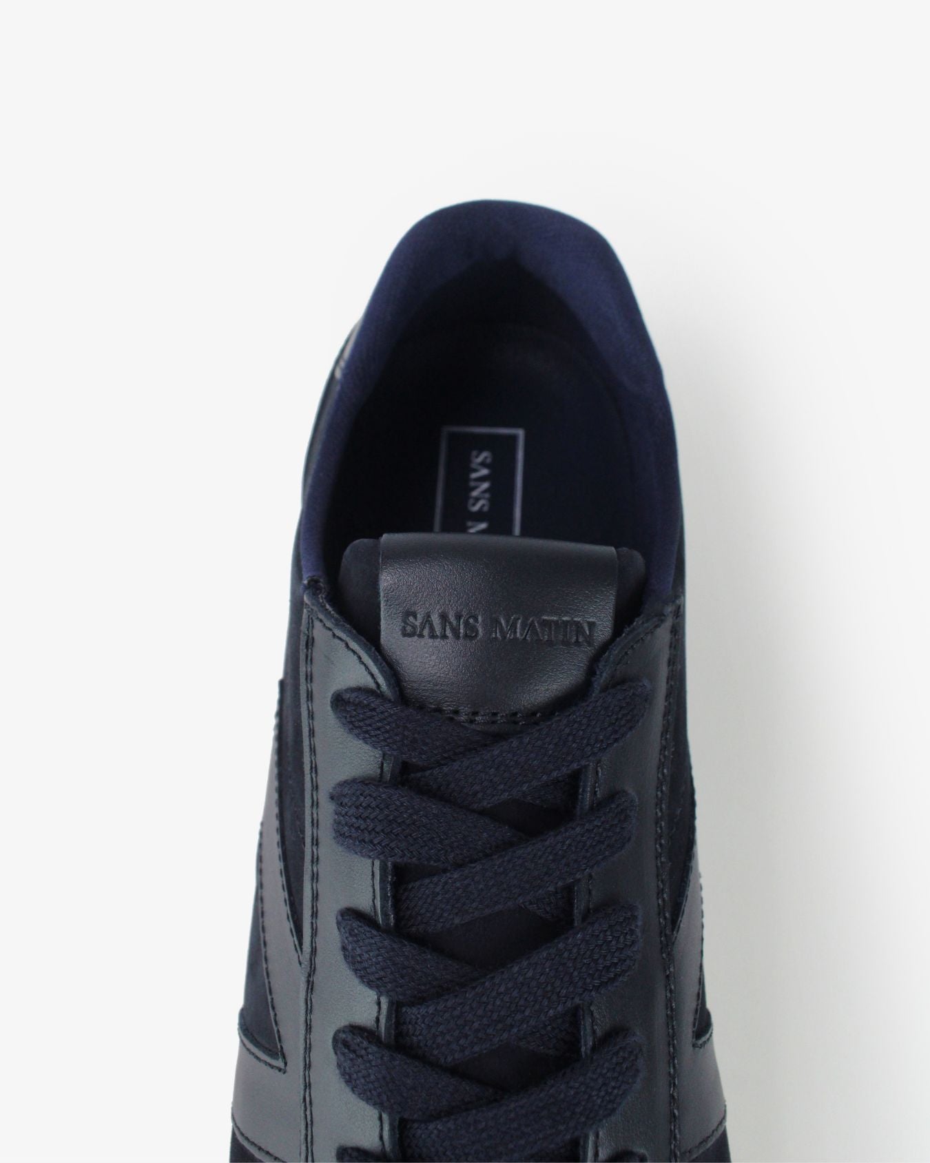 Iris Low Top Trainers - Midnight Blue Nubuck Leather
