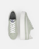 Gaia - Sage Green Canvas & Stone Leather