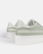 Gaia - Sage Green Canvas & Stone Leather