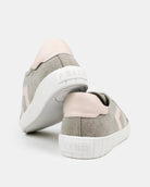 Helios - Mushroom Canvas & Pale Pink Leather