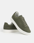 AW25 Limited Edition Olympus Low Top Trainers - Khaki Nubuck Leather