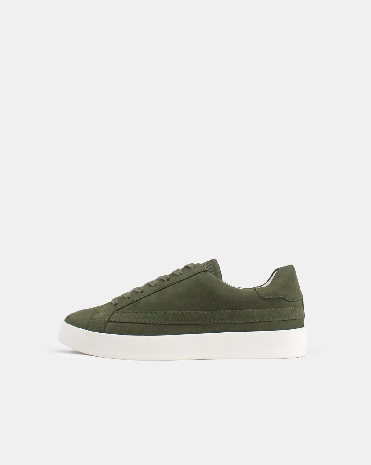 AW25 Limited Edition Olympus Low Top Trainers - Khaki Nubuck Leather